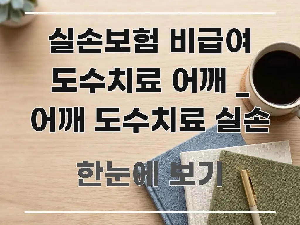 실손보험 비급여 도수치료 어깨 _ 어깨 도수치료 실손 주요 흐름을 설명한 블로그 헤더 이미지
