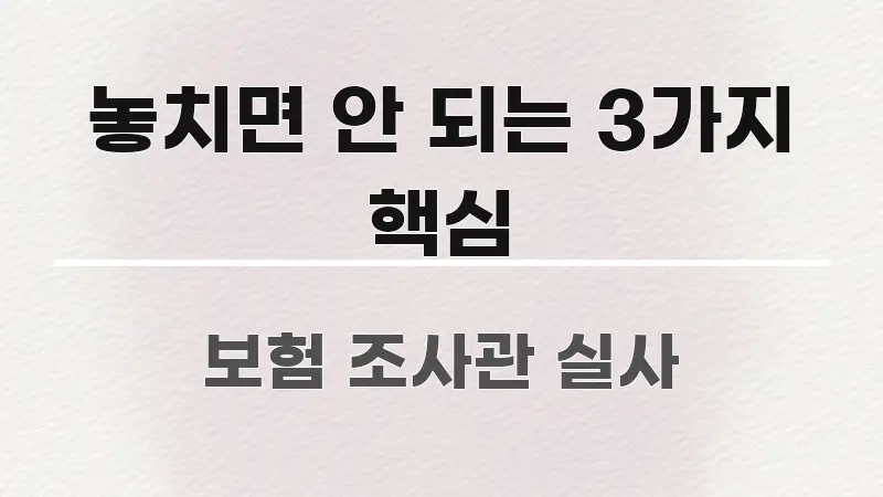 놓치면 안 되는 3가지 핵심 주요 포인트를 요약한 모던 카드뉴스 디자인