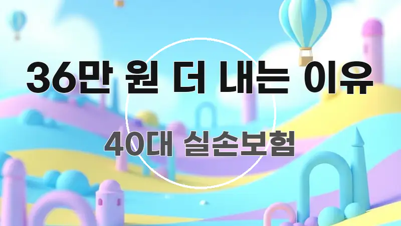 36만 원 더 내는 이유 전문적으로 분석한 가독성 높은 정보 이미지