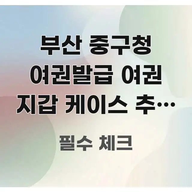 부산 중구청 여권발급 여권 지갑 케이스 추천 | 얇고 요점만 뽑아낸 미니멀 블로그 썸네일