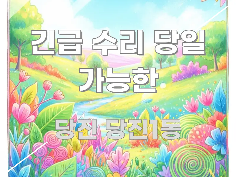 긴급 수리 당일 가능한 핵심 요점 중심의 미니멀 블로그 썸네일 - 설명을 돕는 이미지