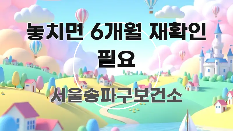 놓치면 6개월 재확인 필요 명확하게 정리된 핵심 정리 썸네일 이미지 - 본문 내용과 연관된 이미지