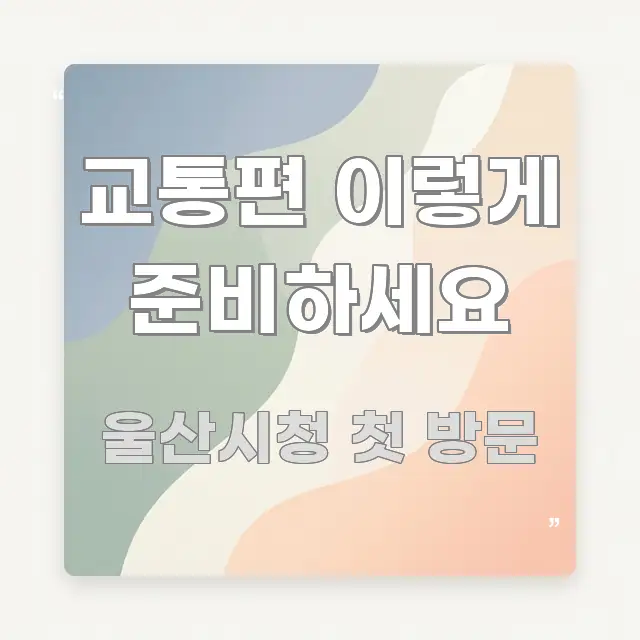 교통편 이렇게 준비하세요 전문적으로 분석한 블로그 대표 이미지 - 참고용 이미지