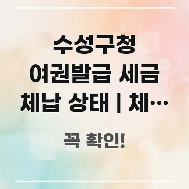 수성구청 여권발급 세금 체납 상태 | 체납 사실이 여권 쉽게 읽히는 블로그 헤더 이미지 - 설명을 돕는 이미지