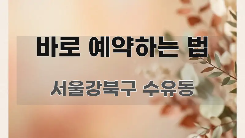 바로 예약하는 법 핵심만 담은 블로그 섹션 구분 이미지 - 설명을 돕는 이미지