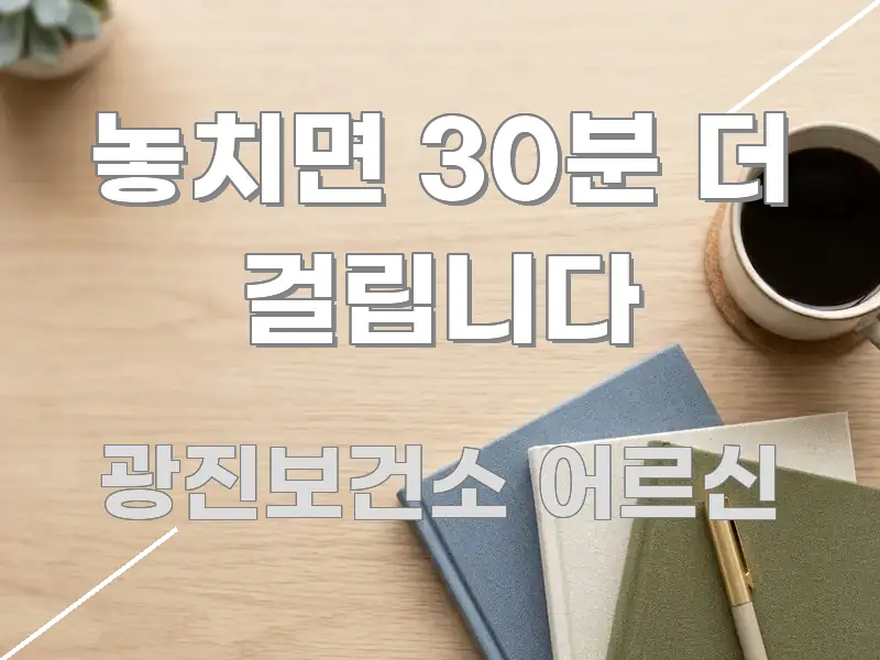 놓치면 30분 더 걸립니다 핵심 개념을 담은 콘텐츠 요약 표지 이미지
