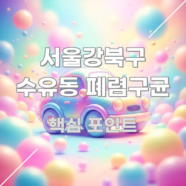 서울강북구 수유동 폐렴구균 실생활에 도움되는 타이포그래피 블로그 표지 - 가독성을 높이는 이미지