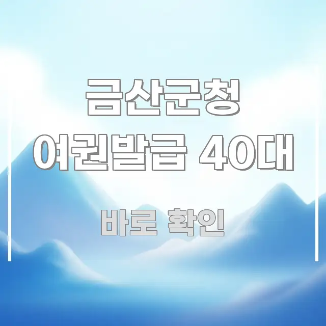 금산군청 여권발급 40대 전문적으로 분석한 텍스트 중심 디자인 표지