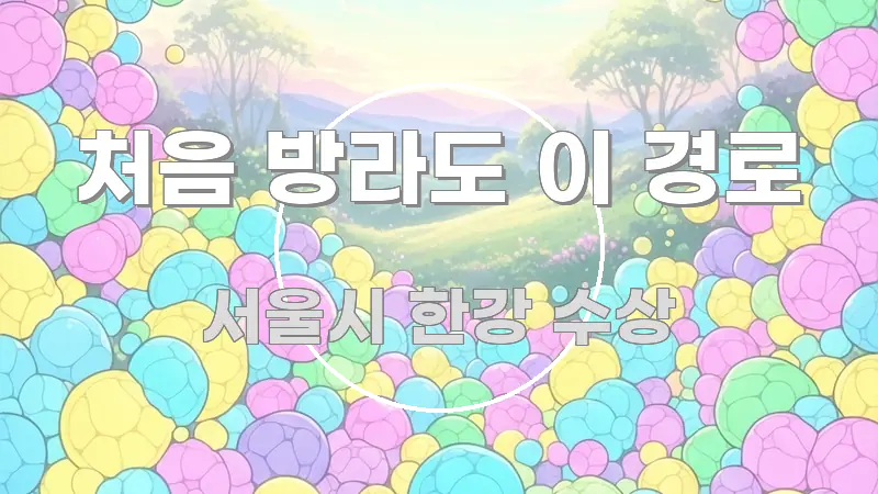 처음 방라도 이 경로 직관적으로 이해되는 정보 요약 포스터 - 가독성을 높이는 이미지