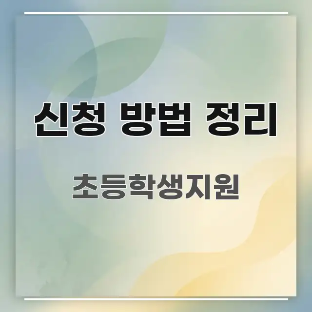 신청 방법 정리 실생활에 도움되는 핵심 요약 디자인 카드 - 설명을 돕는 이미지