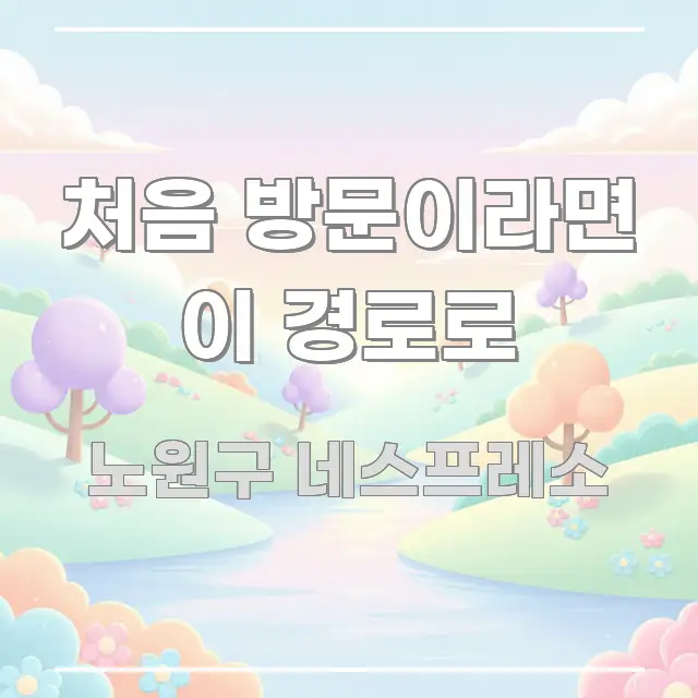 처음 방문이라면 이 경로로 독자를 위해 선별한 정보 요약 인포그래픽 이미지