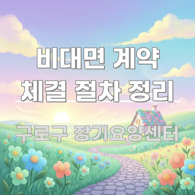 비대면 계약 체결 절차 정리 핵심 정보를 압축한 블로그 섹션 구분 이미지 - 본문 내용과 연관된 이미지