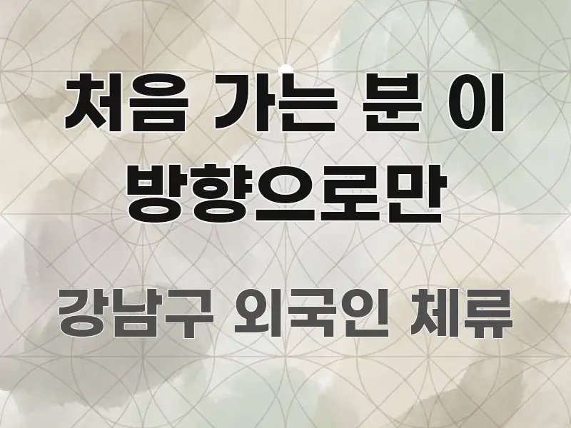 처음 가는 분 이 방향으로만 검증된 정보로 구성된 콘텐츠 요약 표지 이미지