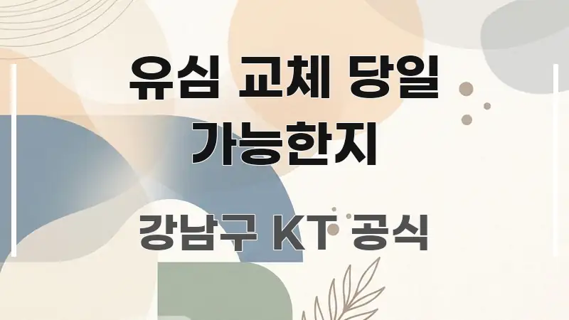 유심 교체 당일 가능한지 이해하기 쉬운 핵심 정보 비주얼 - 활용 예시 이미지